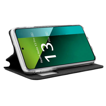 Funda COOL Flip Cover para Xiaomi Redmi Note 13 Pro 5G Liso Negro