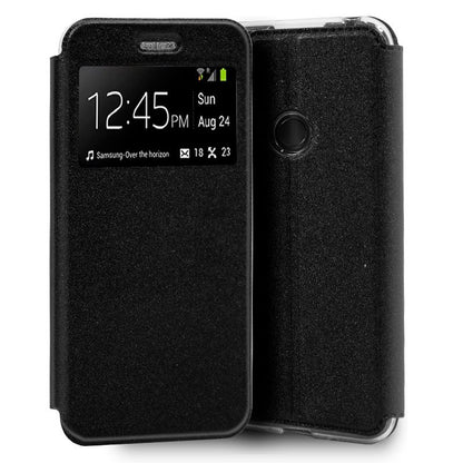 Funda COOL Flip Cover para Xiaomi Redmi Note 8 / Note 8 (2021) Liso Negro