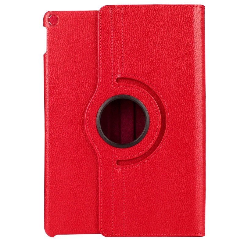 Funda COOL para iPad (2019 / 2020 / 2021) 10,2 pulg Giratoria Polipiel Rojo