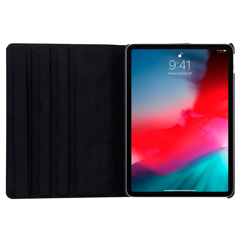 Funda COOL para iPad Pro 11 (2018) Giratoria Polipiel Negro