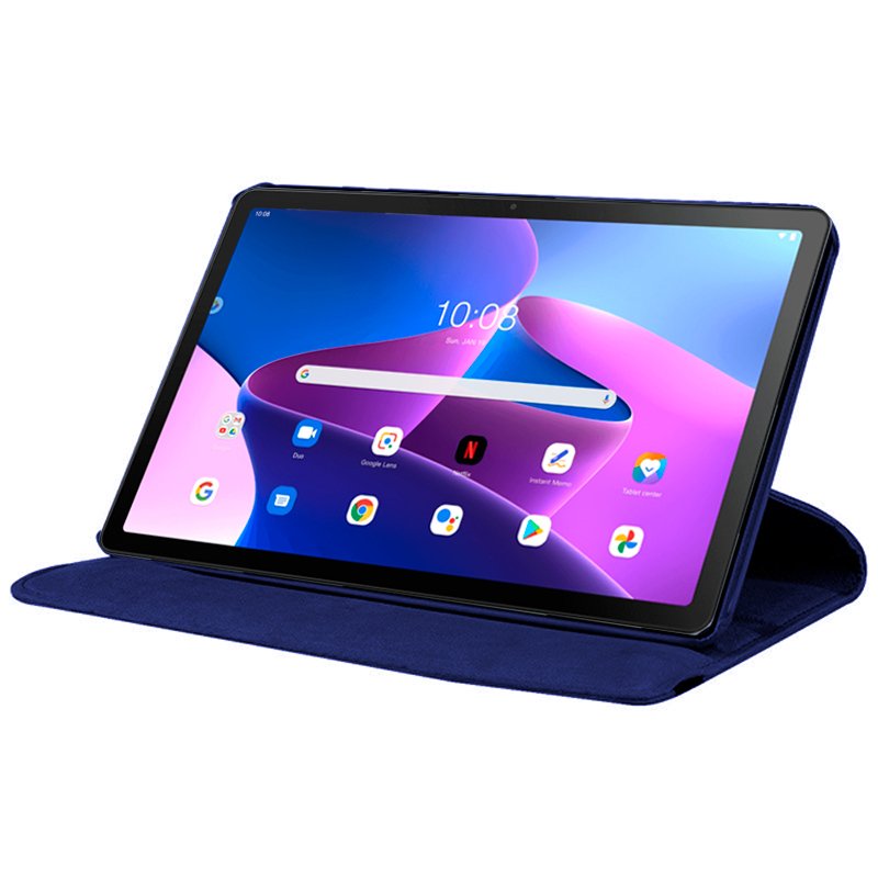 Funda COOL para Lenovo Tab M10 Gen 3 Polipiel Liso Azul