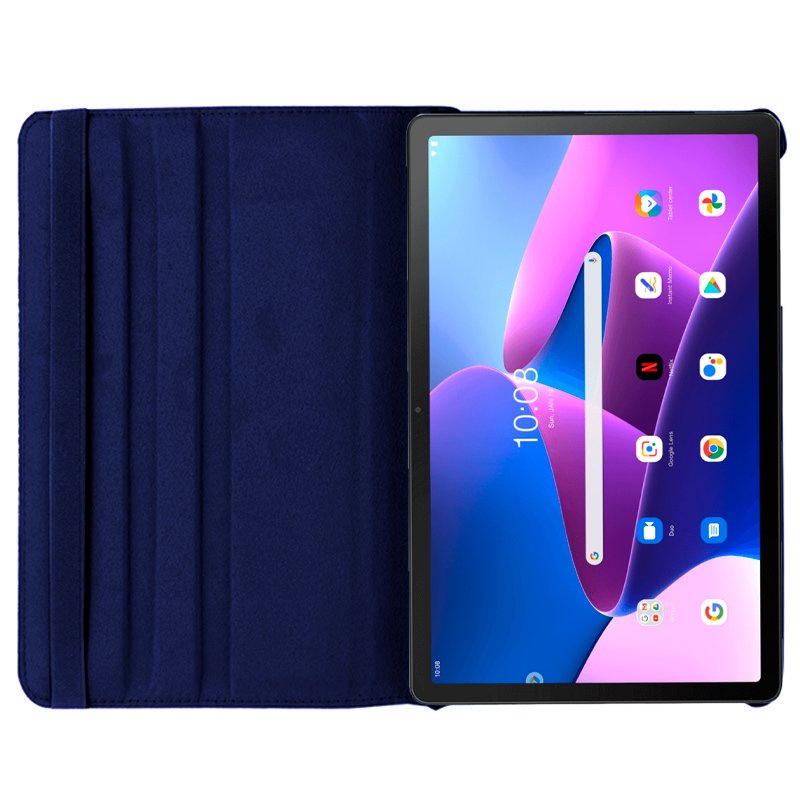 Funda COOL para Lenovo Tab M10 Gen 3 Polipiel Liso Azul