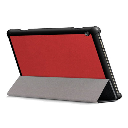 Funda COOL para Lenovo Tab M10 (TB-X505F / TB-X605F) Polipiel Liso Rojo 10.1 pulg