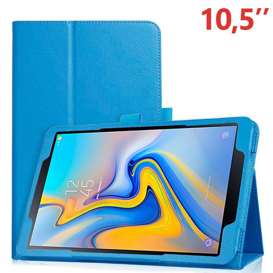 Funda COOL para Samsung Galaxy Tab A (2018) T590 / T595 Polipiel Liso Azul 10.5 pulg