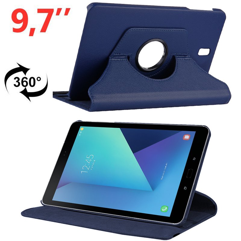 Funda COOL para Samsung Galaxy Tab S3 T820 / T825 Polipiel Azul 9.7 pulg