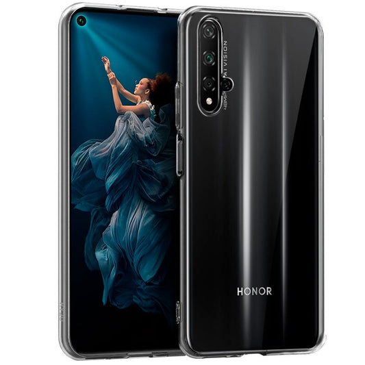 Funda COOL Silicona para Huawei Nova 5T / Honor 20 (Transparente)