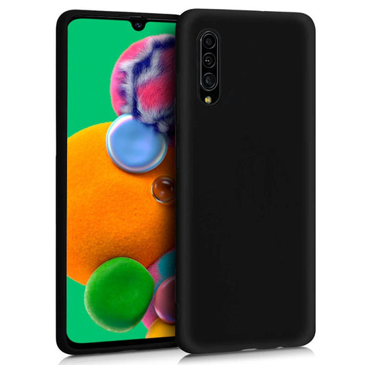 Funda COOL Silicona para Samsung A908 Galaxy A90 5G (Negro)