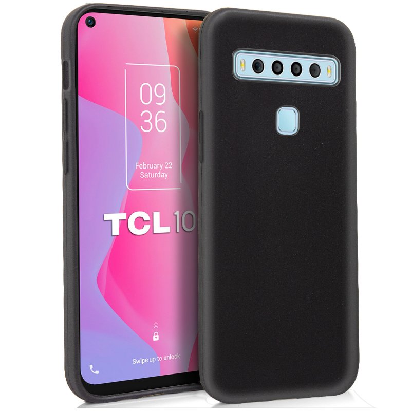 Funda COOL Silicona para TCL 10L (Negro)