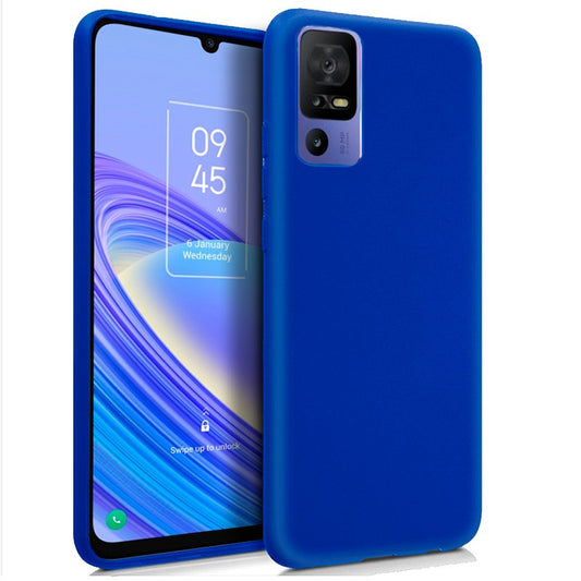 Funda COOL Silicona para TCL 40 SE (Azul)