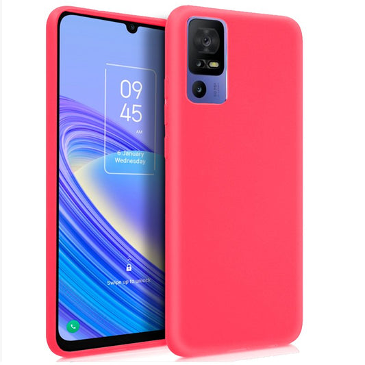 Funda COOL Silicona para TCL 40 SE (Rosa)