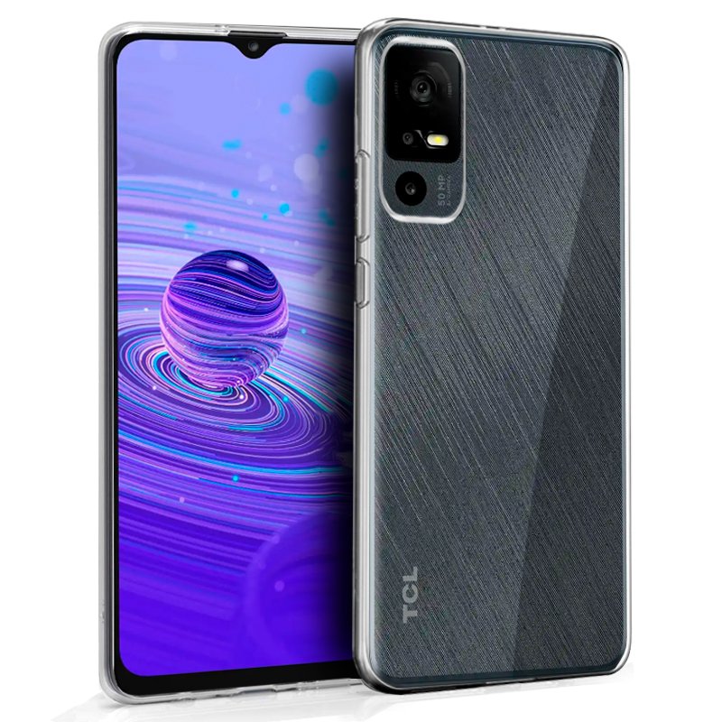 Funda COOL Silicona para TCL 40R 5G (Transparente)