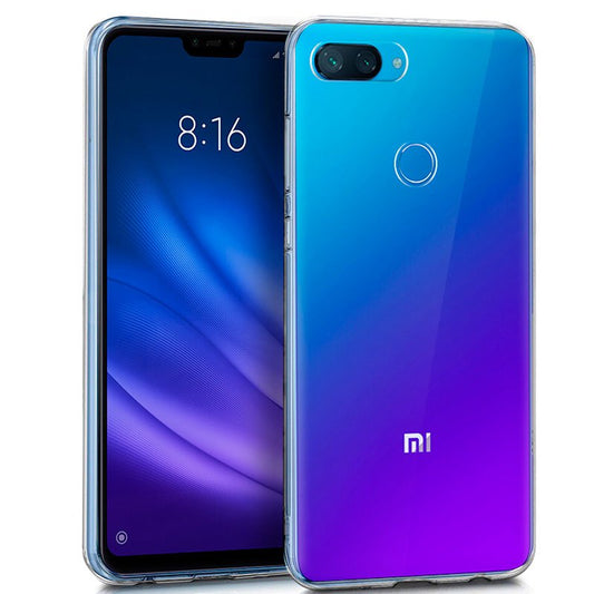 Funda COOL Silicona para Xiaomi Mi 8 Lite (Transparente)