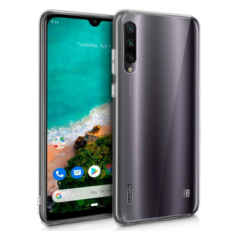 Funda COOL Silicona para Xiaomi Mi A3 (Transparente)