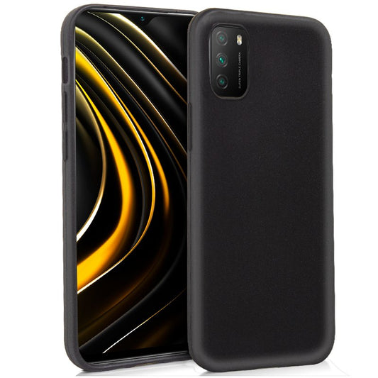 Funda COOL Silicona para Xiaomi Pocophone M3 / Redmi 9T (Negro)