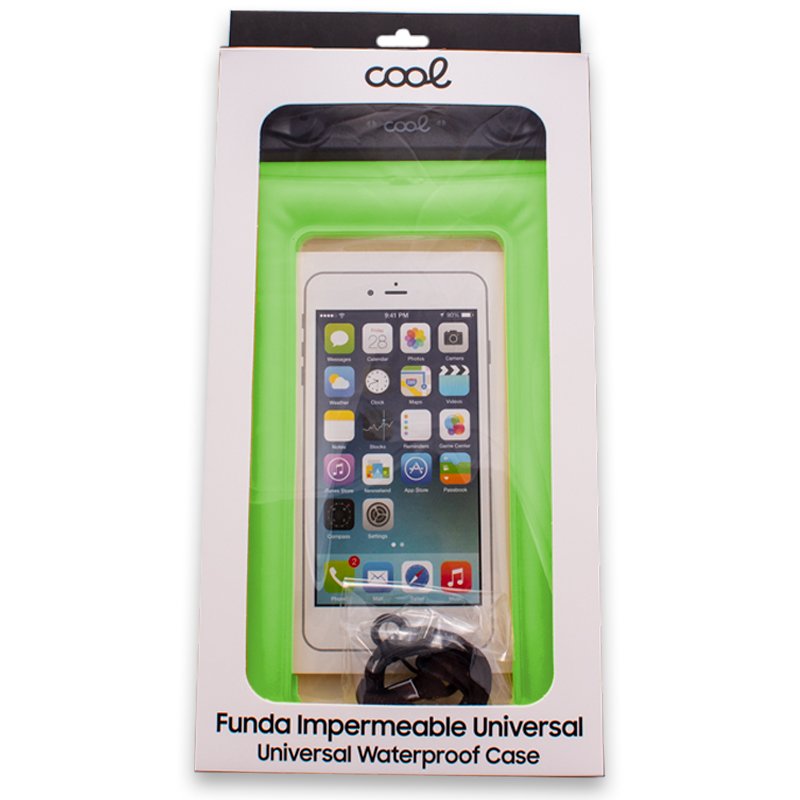 Funda Impermeable Universal Waterproof Verde