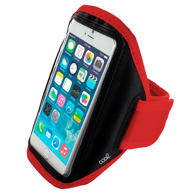 Funda Neopreno COOL Sports Universal (5.5 - 6 pulg) Rojo