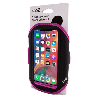 Funda Neopreno COOL Sports Universal (6 - 6.7 pulg) Rosa