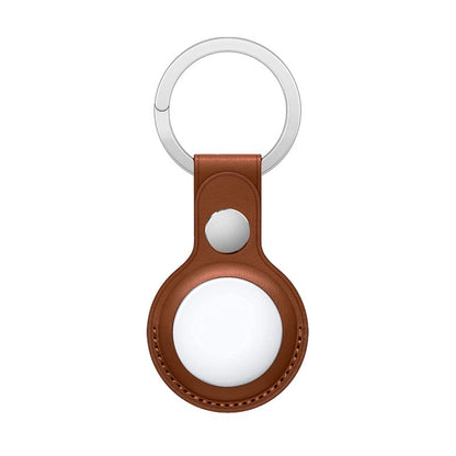 Llavero Protector COOL Compatible con AirTag Polipiel Marrón