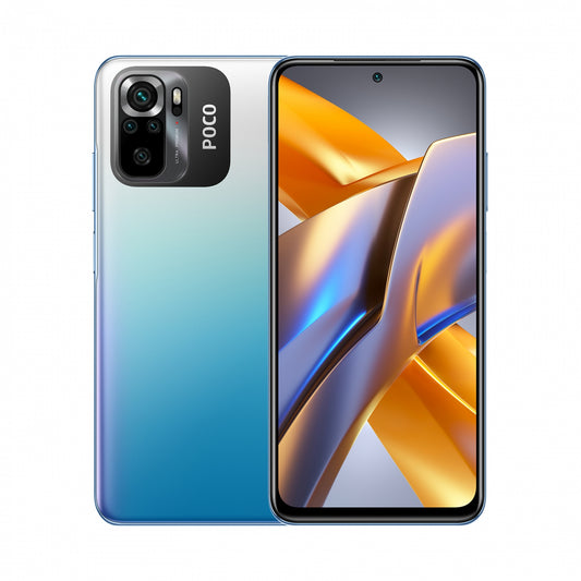 POCO M5s 16,3 cm (6.43") SIM doble Android 12 4G USB Tipo C 4 GB 128 GB 5000 mAh Azul