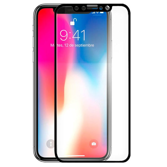 Protector Pantalla Cristal Templado COOL para iPhone X / iPhone XS / iPhone 11 Pro (FULL 3D Negro)