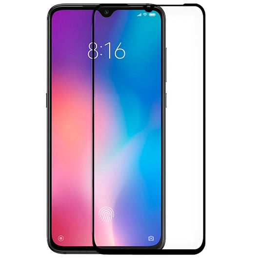 Protector Pantalla Cristal Templado COOL para Xiaomi Mi 9 / Mi 9 Lite (FULL 3D Negro)