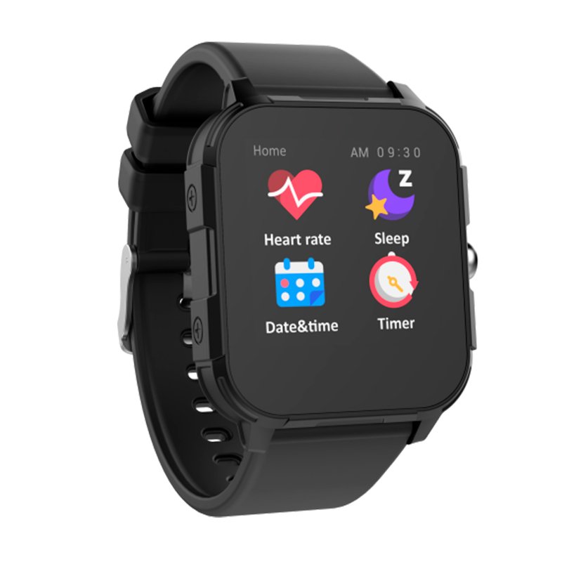 Smartwatch COOL Junior Silicona Negro (Salud, Deporte, Sueño, IP68, Juegos)