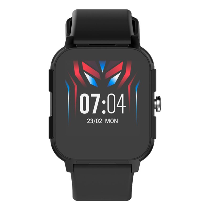 Smartwatch COOL Junior Silicona Negro (Salud, Deporte, Sueño, IP68, Juegos)