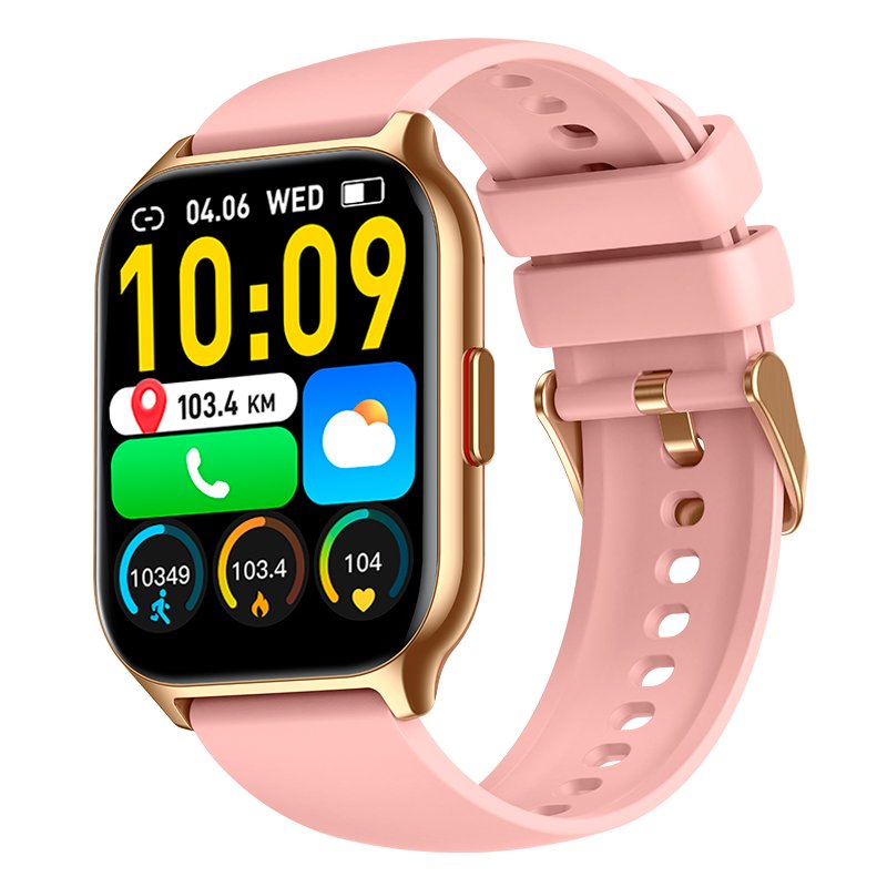 Smartwatch COOL Nova Silicona Rosa (Llamadas, Salud, Deporte)