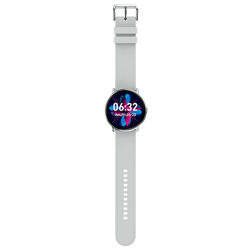 Smartwatch COOL Pantalla AMOLED Forever Silicona Gris (Llamadas, Salud, Deporte)