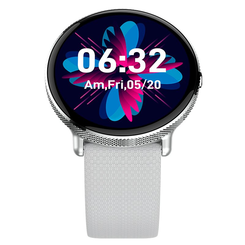 Smartwatch COOL Pantalla AMOLED Forever Silicona Gris (Llamadas, Salud, Deporte)