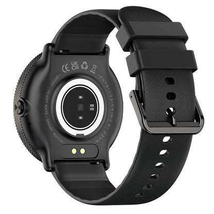 Smartwatch COOL Pantalla AMOLED Forever Silicona Negro (Llamadas, Salud, Deporte)