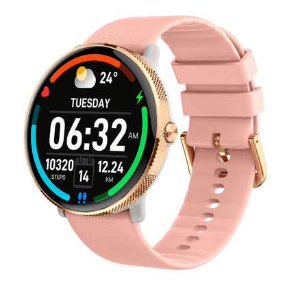 Smartwatch COOL Pantalla AMOLED Forever Silicona Rosa (Llamadas, Salud, Deporte)