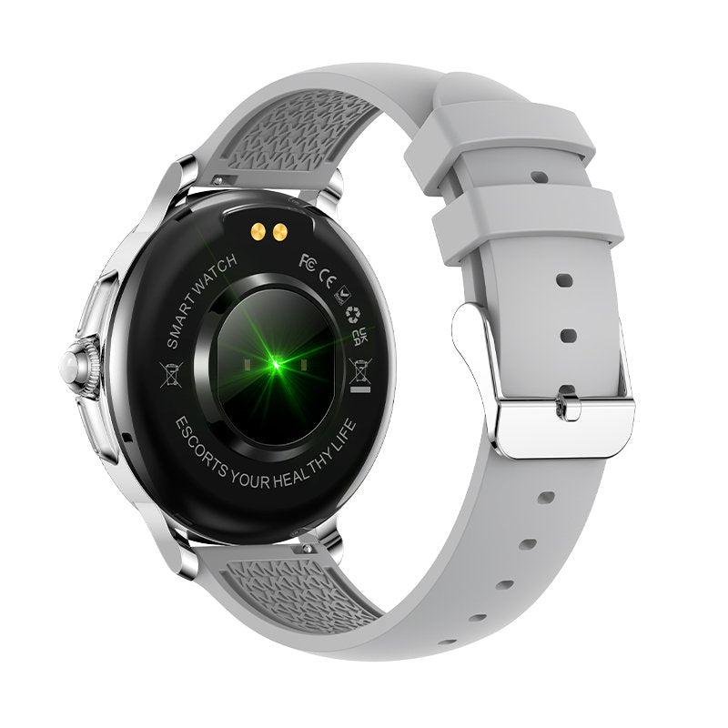 Smartwatch Metal + Silicona COOL Dover Gris (Llamadas, Salud, Deporte, Correa Extra)