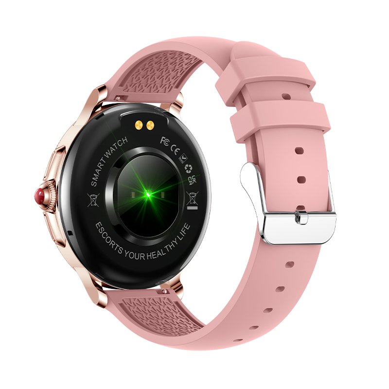 Smartwatch Metal + Silicona COOL Dover Rosa (Llamadas, Salud, Deporte, Correa Extra)