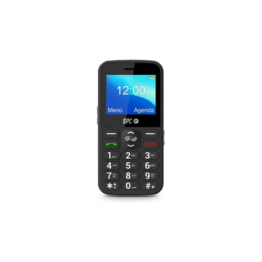 SPC Fortune 2 5,59 cm (2.2") 88 g Negro Teléfono para personas mayores