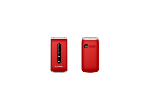 Sunstech CELT18 6,1 cm (2.4") 101 g Rojo Teléfono para personas mayores