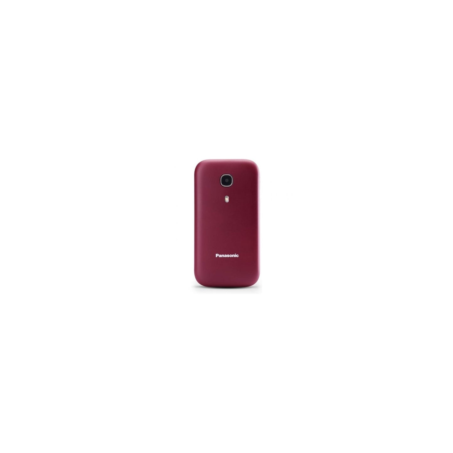 Telefono movil panasonic 2.4p boton sos agenda 300 contacto teclas retroiluminadas bluetooth rojo granate KX-TU400EXR