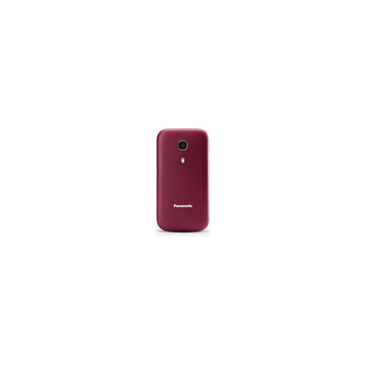 Telefono movil panasonic 2.4p boton sos agenda 300 contacto teclas retroiluminadas bluetooth rojo granate KX-TU400EXR