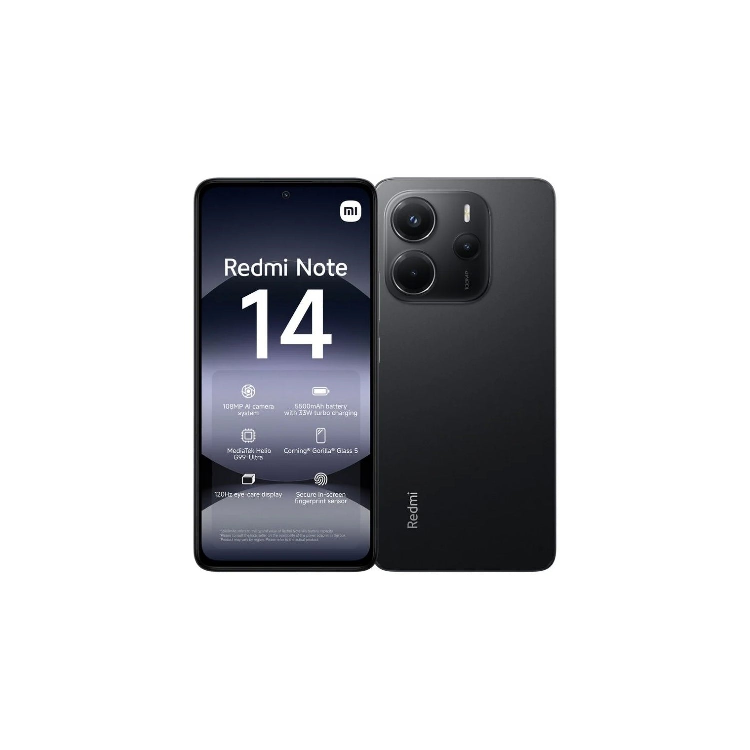 Xiaomi Redmi Note 14 6/128Gb Midnight Black Samrtphone