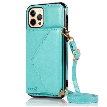 Carcasa COOL para iPhone 12 Pro Max Colgante Wallet Mint