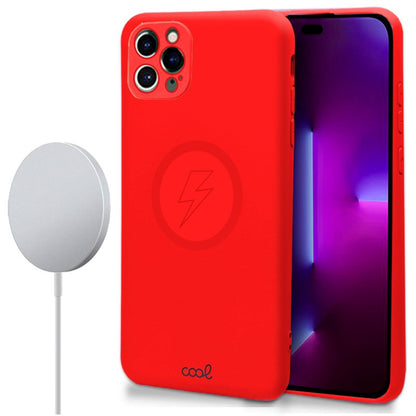 Carcasa COOL Para iPhone 14 Pro Magnética Cover Rojo