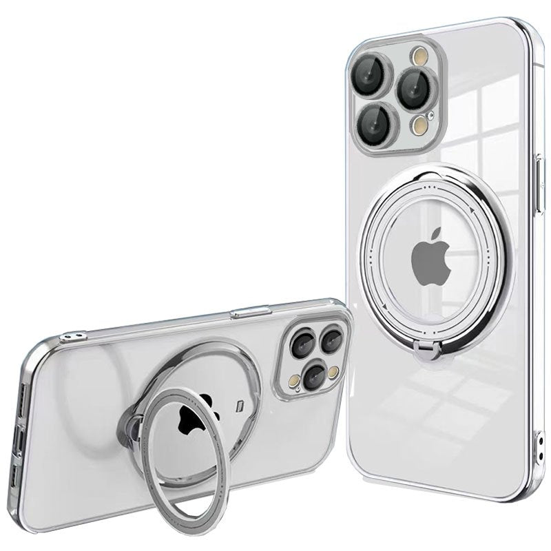 Carcasa COOL para iPhone 15 Pro Magnética Ring Plata