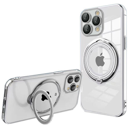 Carcasa COOL para iPhone 15 Pro Magnética Ring Plata