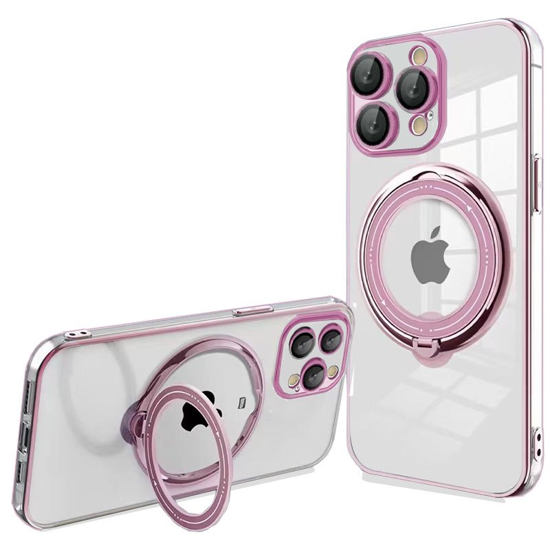 Carcasa COOL para iPhone 15 Pro Max Magnética Ring Rosa