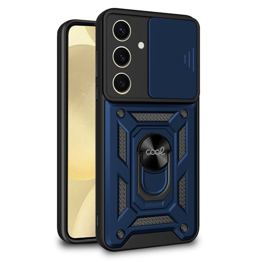 Carcasa COOL para Samsung S926 Galaxy S24 Plus Hard Ring Azul