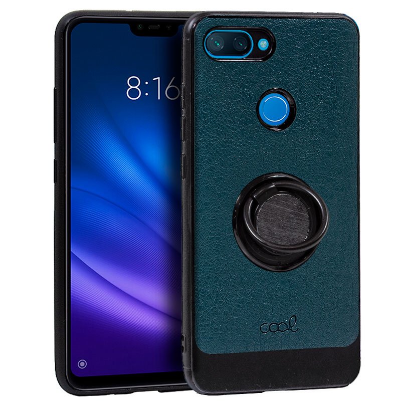 Carcasa COOL para Xiaomi Mi 8 Lite Leather Piel Verde