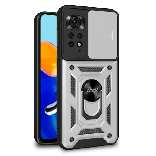 Carcasa COOL para Xiaomi Redmi Note 11 / Note 11S Hard Ring Plata