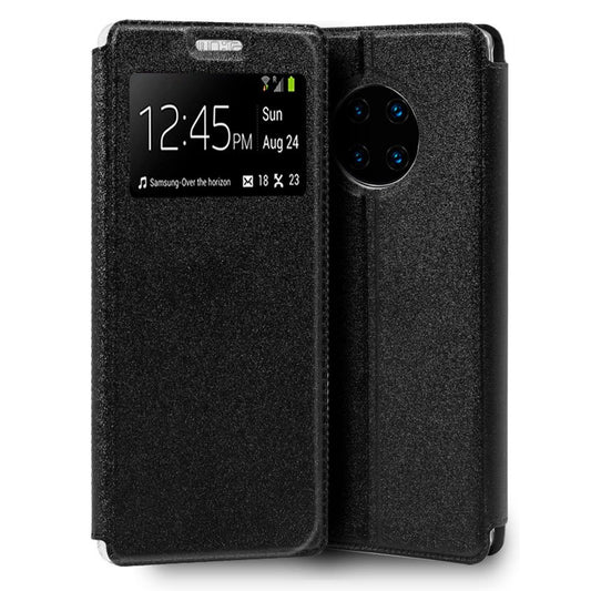 Funda COOL Flip Cover para Huawei Mate 30 Pro Liso Negro