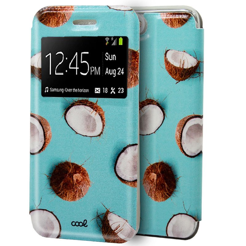 Funda COOL Flip Cover para iPhone 7 / 8 / SE (2020) / SE (2022) Dibujos Cocos