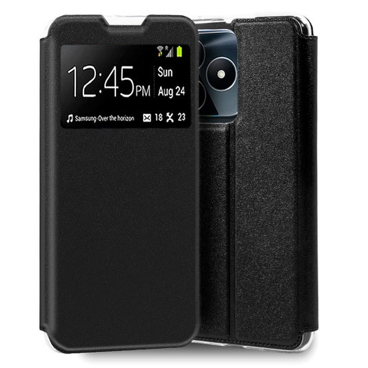 Funda COOL Flip Cover para Realme C53 / C51 Liso Negro
